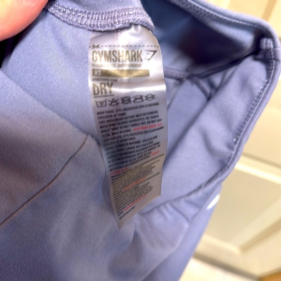 Gymshark Blue / Gray Dry High-Waisted Leggings size XS - Picture 4 of 6